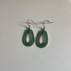 Turquoise Beaded Earrings